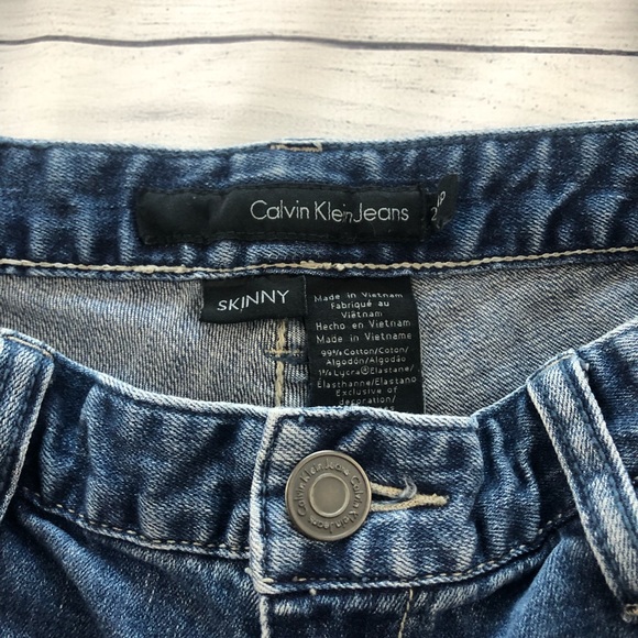 Calvin Klein Skinny Jeans Sz 27/4P (Item #123) - Picture 2 of 7